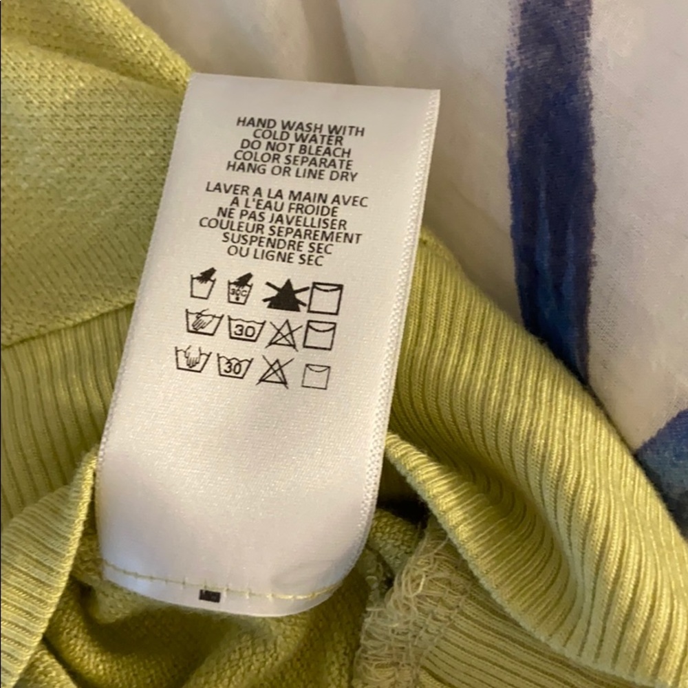 NWT Anthropologie Eri & Ali Lime Green Sweater - Picture 7 of 7